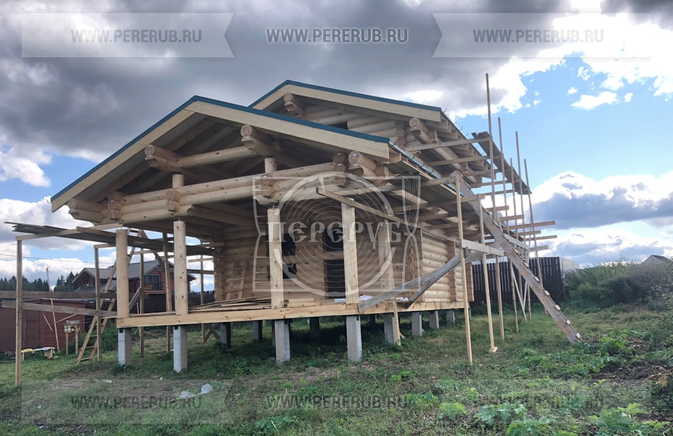 Деревянный гостевой дом (баня) Валдай 81 (Клинский район)